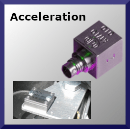 Accelerometer til måling af acceleration og vibration, crash test og materialetest